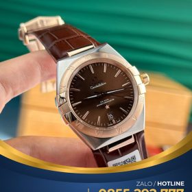 Đồng hồ Omega Constellation demi vàng hồng