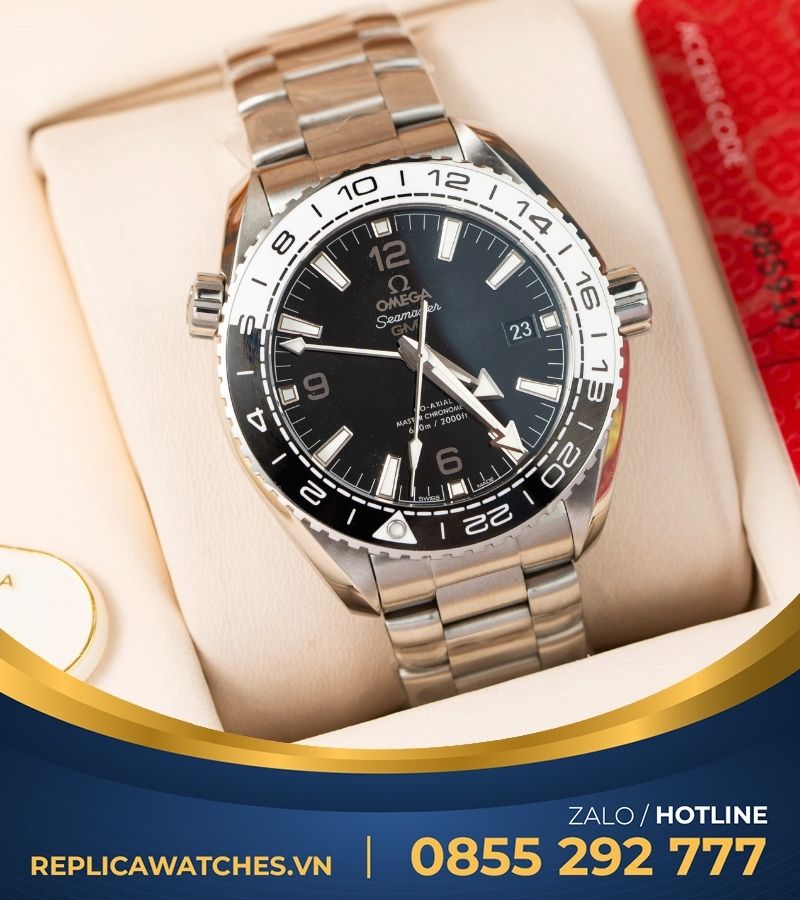 Đồng hồ OMEGA SEAMASTER PLANET OCEAN 600M GMT fake