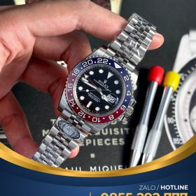 Đồng hồ Rolex GMT-Master II “Pepsi” 126710BLRO bản V3 clean factory dây to